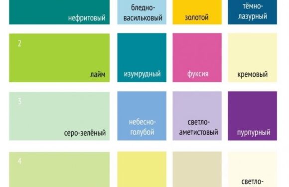 Самые популярные цветовые решения